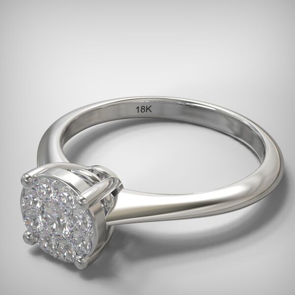 Invisible ring EM06-0.32ct